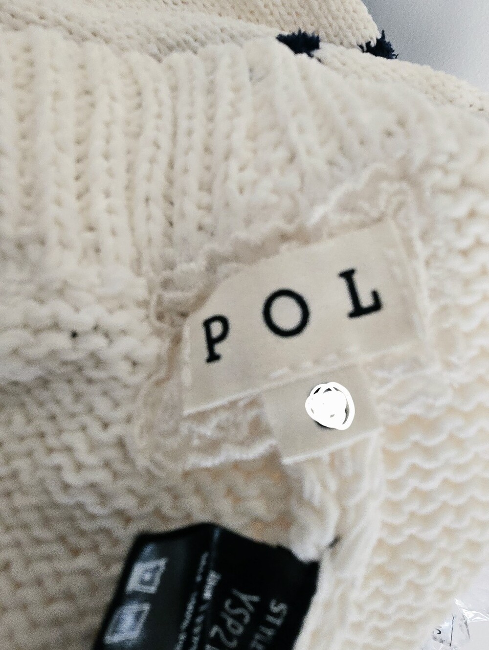 POL Chenille Navy Stripped 3D Embroidered Hoodie & Jogger Set - Picture 14 of 16